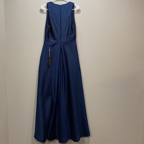ALFRED SUNG D611 blue maxi formal‎ - Picture 6 of 12